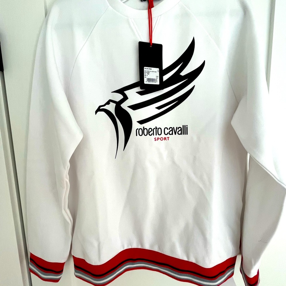 Roberto Cavalli sweatshirt, size M, new and never worn with tags attached